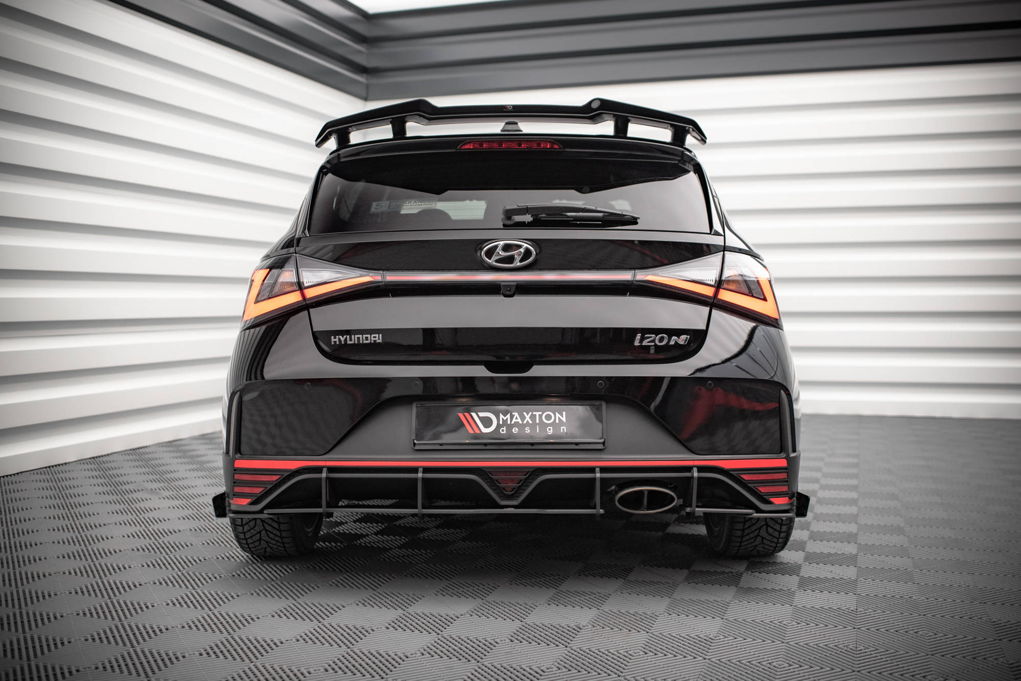 Street Pro Heckschürze für Hyundai I20 N Mk3