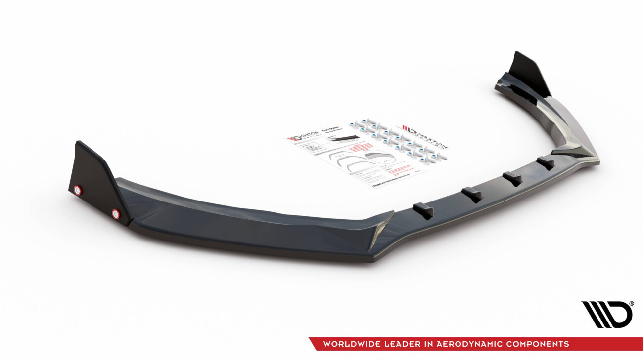 Cup Spoilerlippe Front Ansatz V.4 +Flaps für Ford Fiesta ST / ST-Line