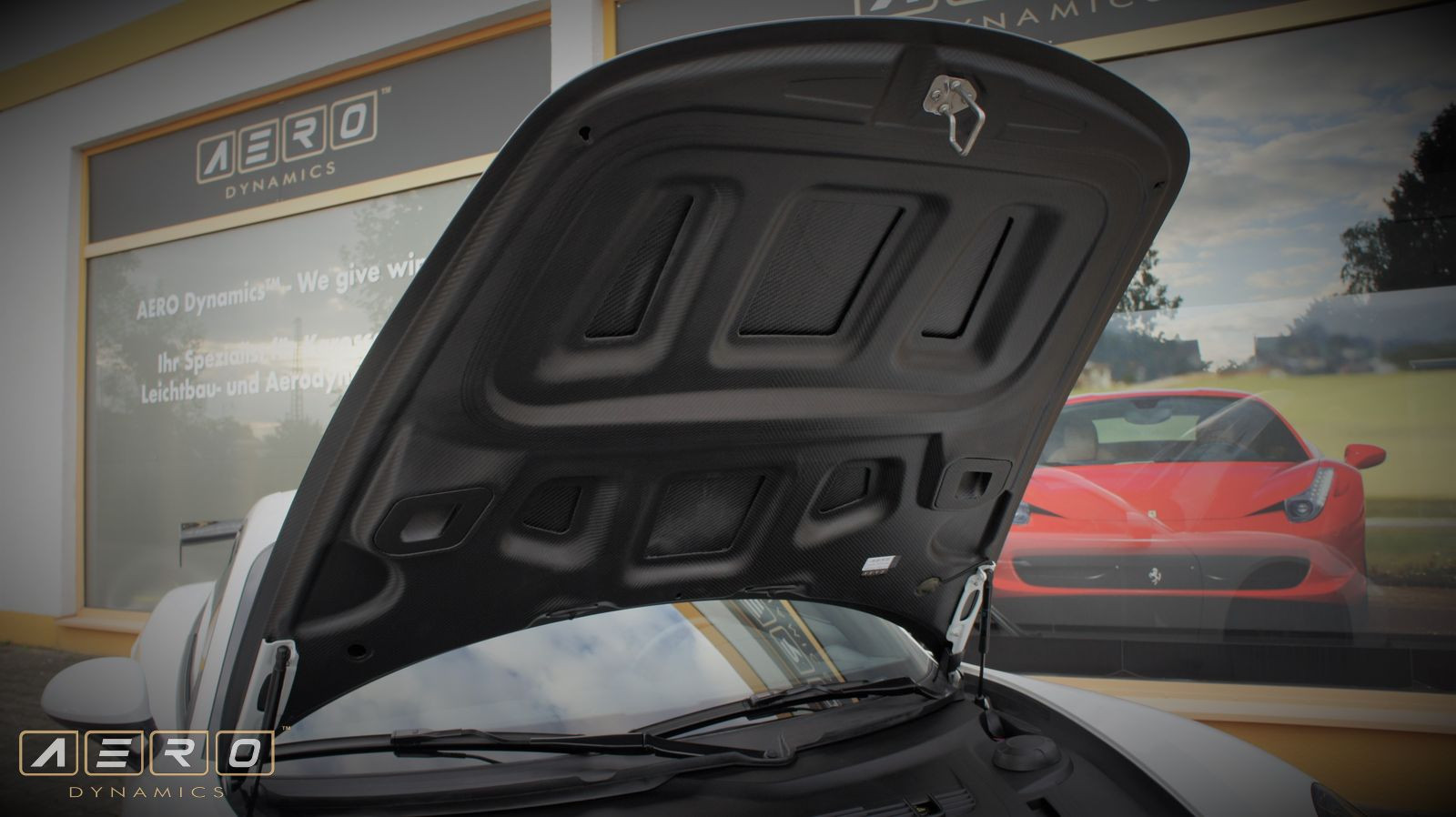 AERO Fronthaube Carbon inkl. NACA für Porsche 911 991