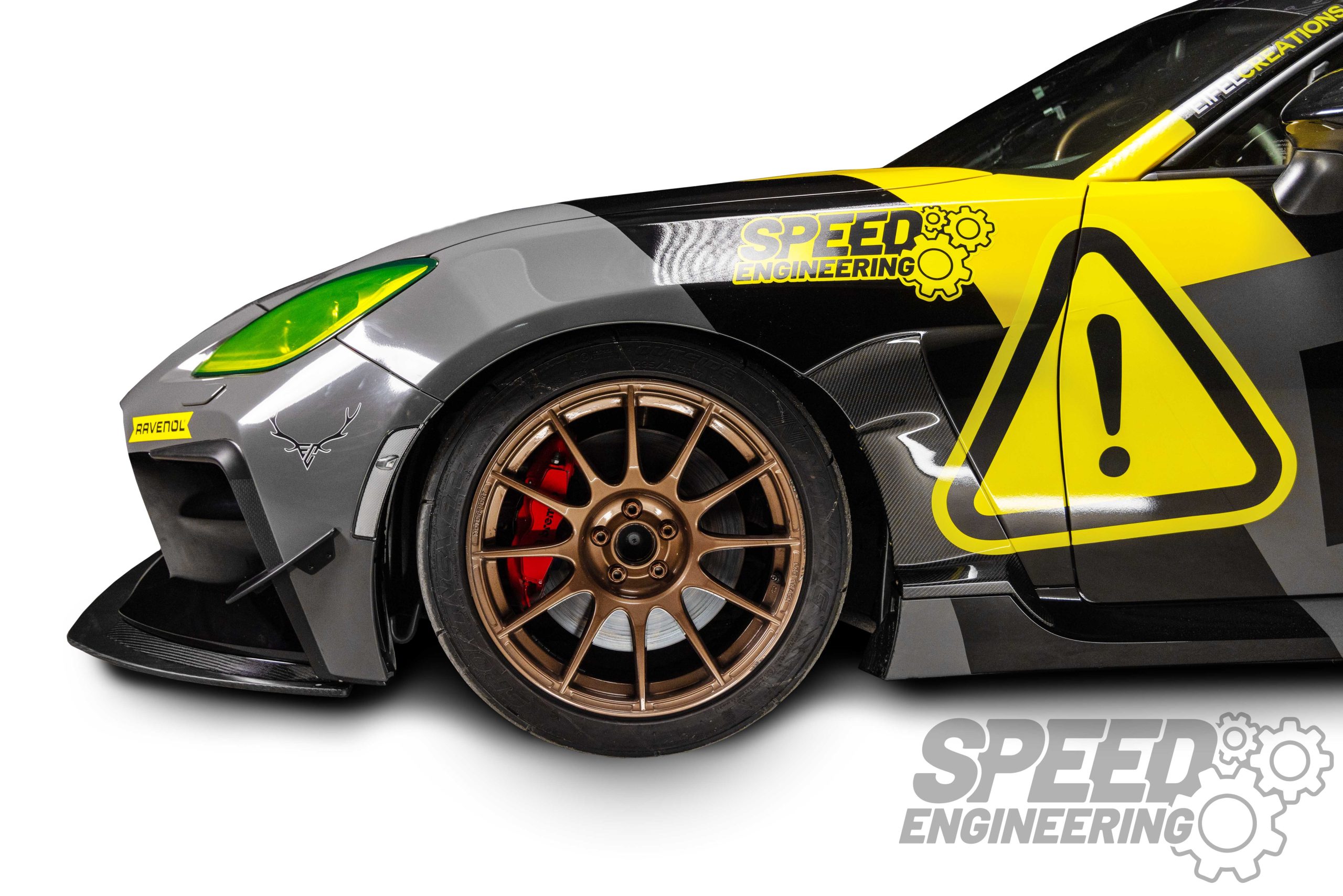 Carbon Kotflügel passend für Toyota GR86 mit Entlüftung