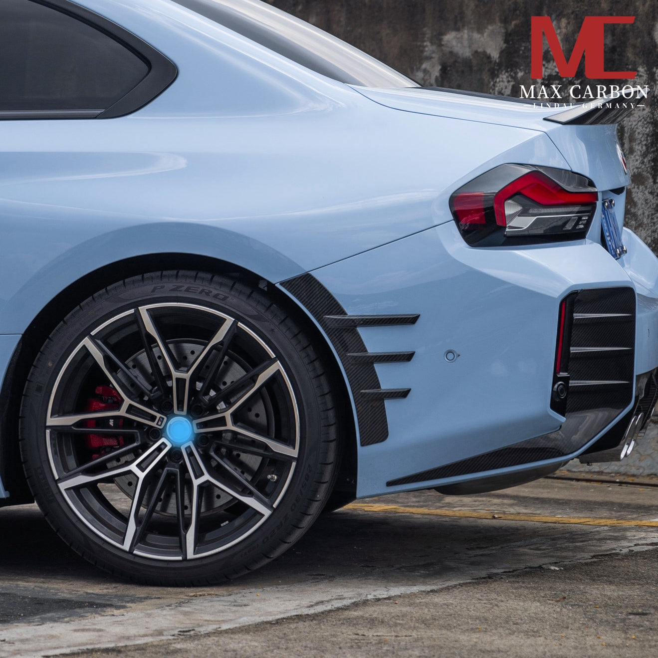 Dry Carbon Kotflügel Verbreiterung V1 Hinten für BMW M2 G87 inkl. LCI