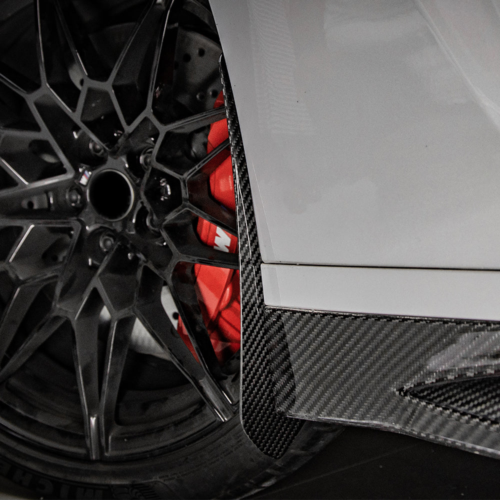 Dry Carbon Radhaus Schmutzfänger für BMW M3 G80 G81 SQ Style