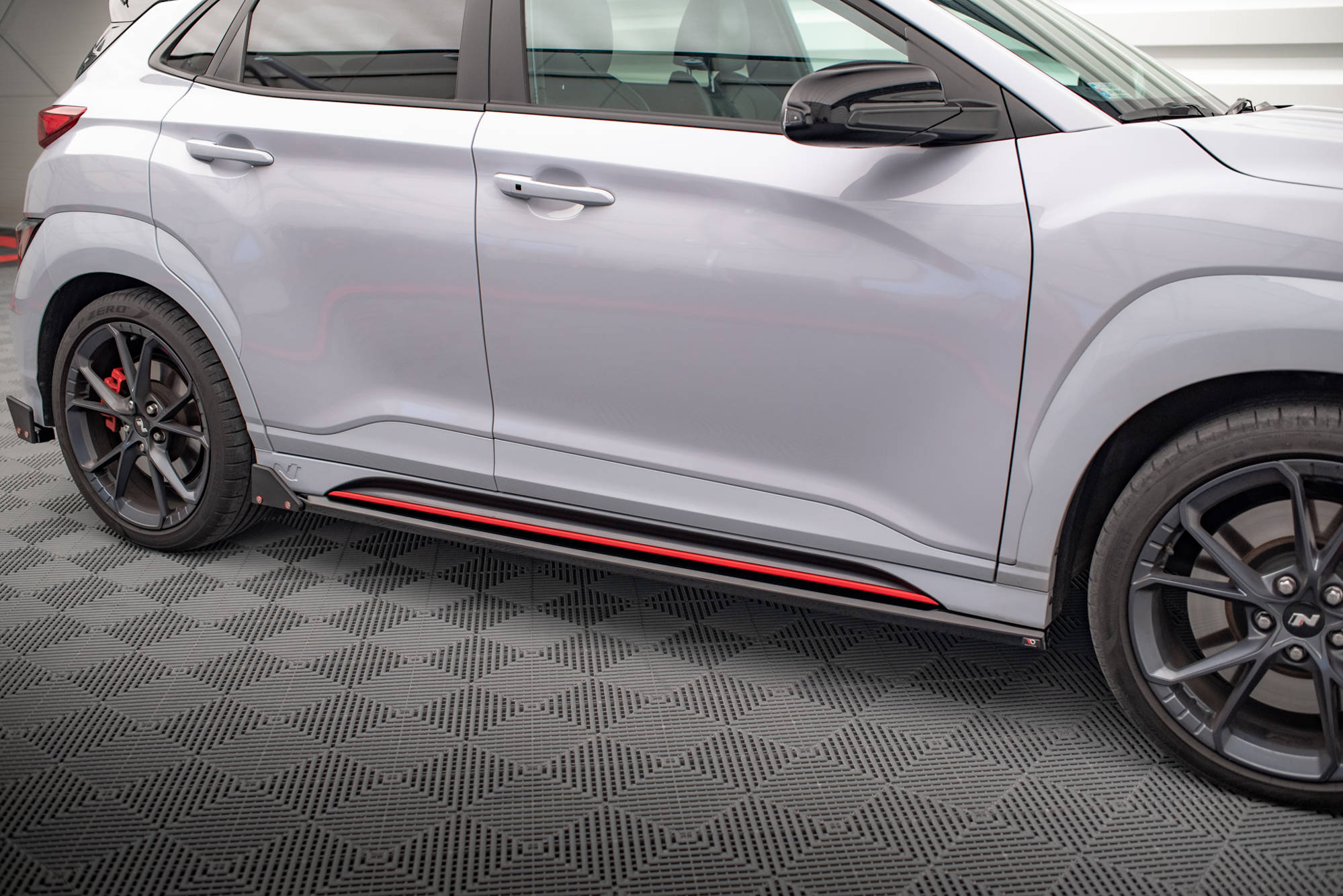 Seitenschweller Ansatz für V.1 für + Flaps Hyundai Kona N Mk1