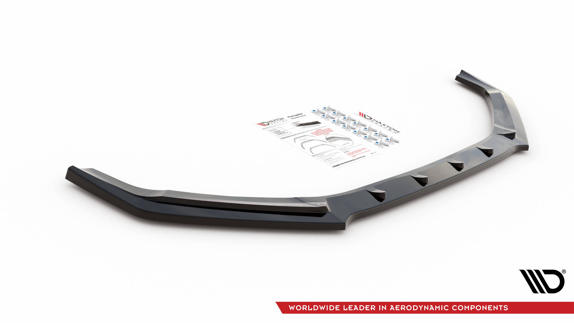 Front Ansatz V.1 für Hyundai I20 N Mk3 schwarz Hochglanz