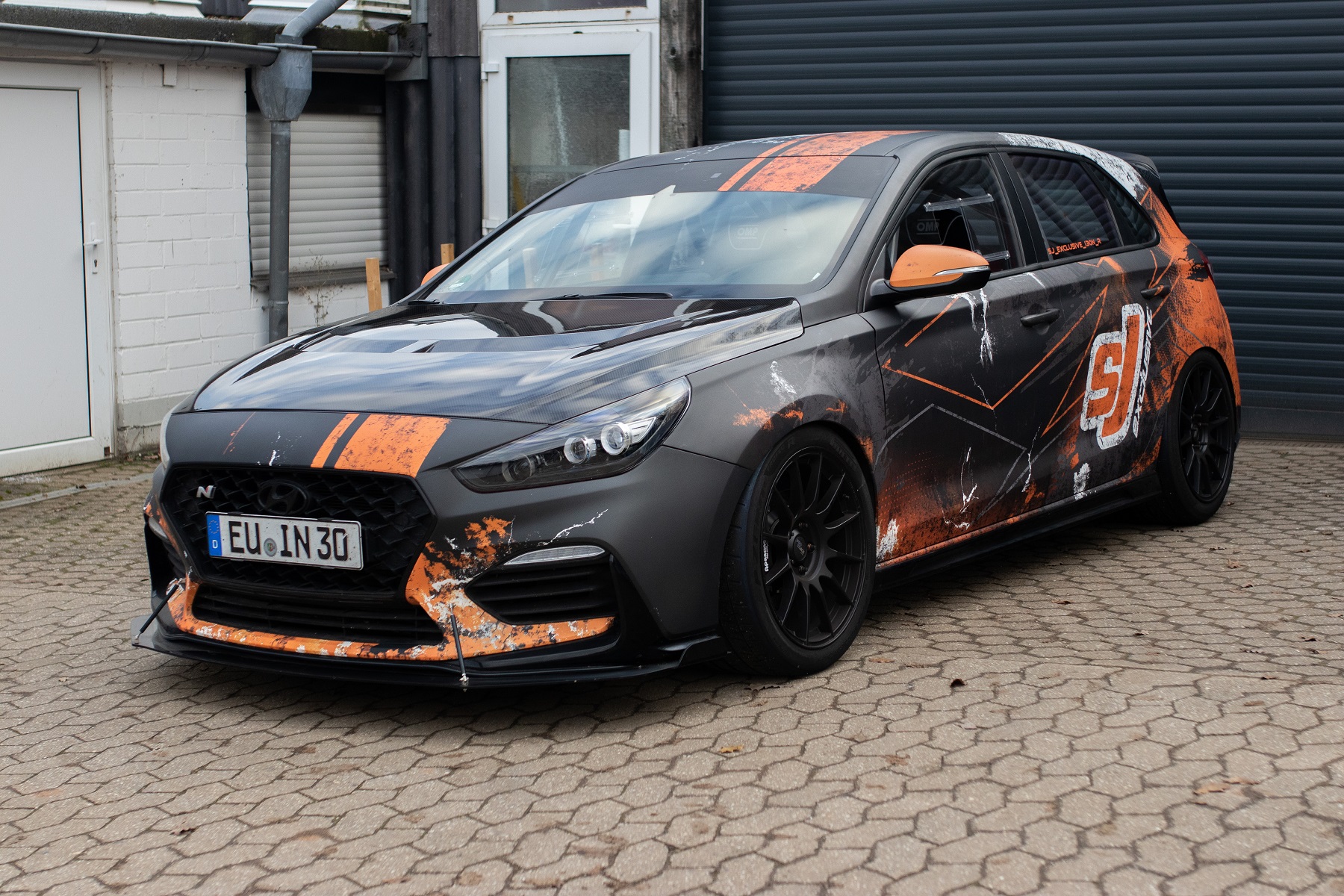 Vollcarbonhaube N - Option Style für Hyundai I30N Komplett Paket (Lack, Montage, Tüv)