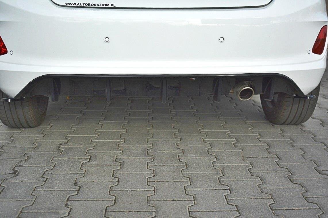 Heck Ansatz Diffusor für Ford Fiesta Mk8 ST-Line Carbon Look