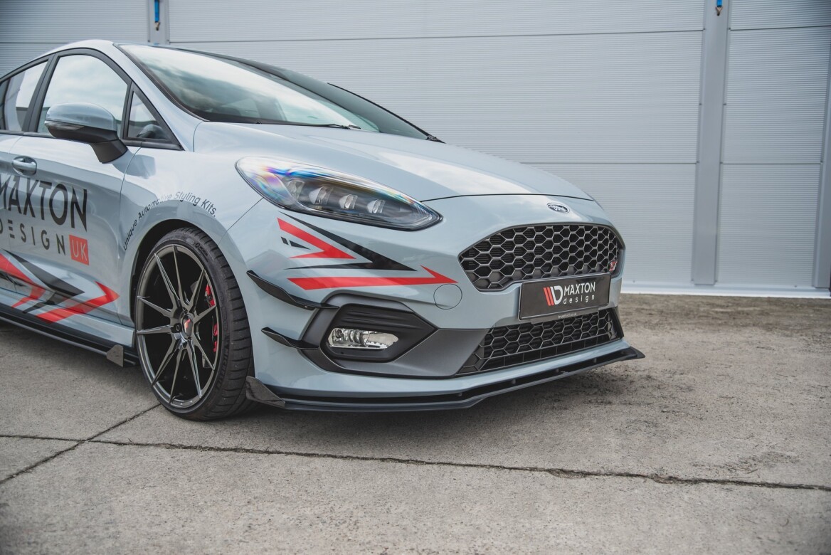 Street Pro Front Stoßstangen Flaps für Ford Fiesta Mk8 ST / ST-Line