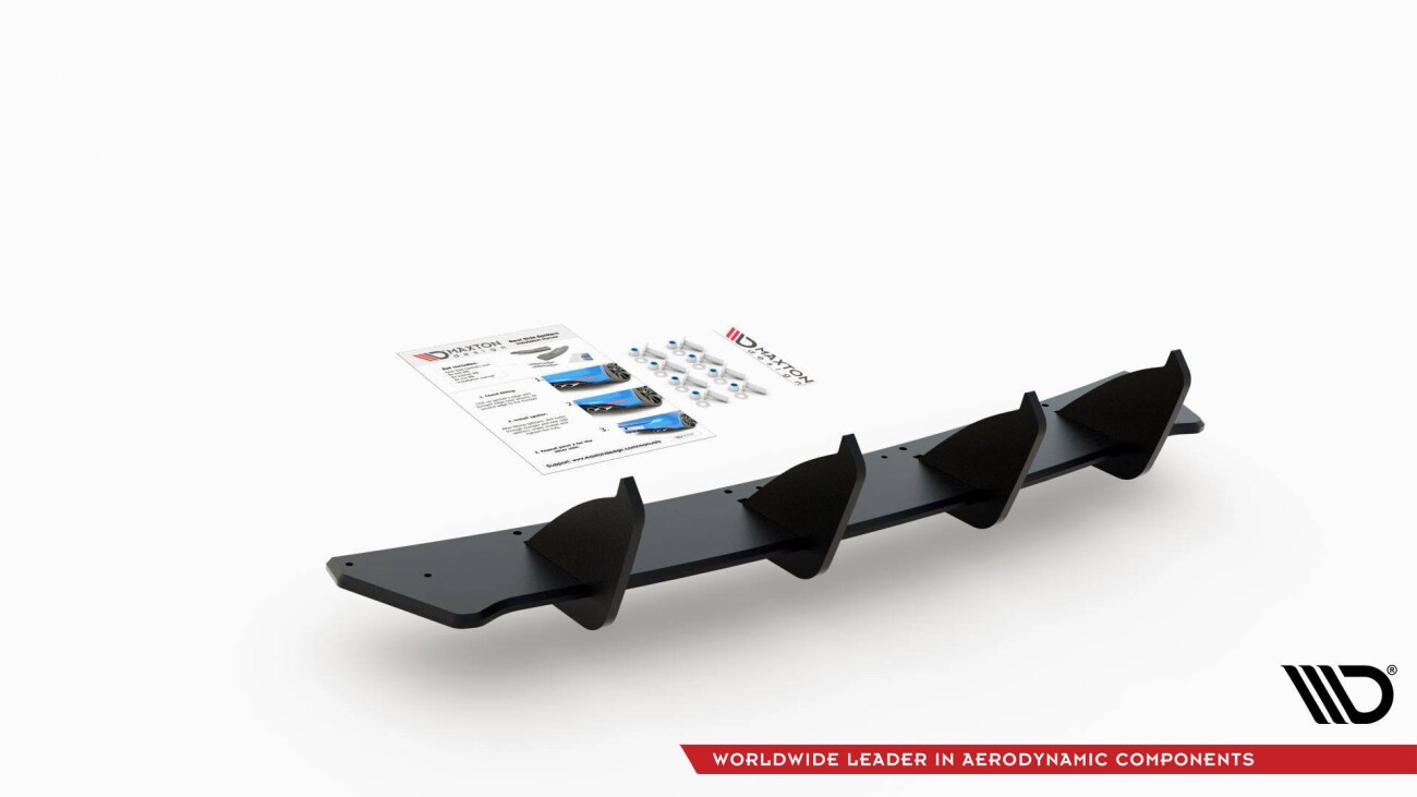 Street Pro Heckschürze Heck Ansatz Diffusor V.2 für VW Golf GTI Mk6