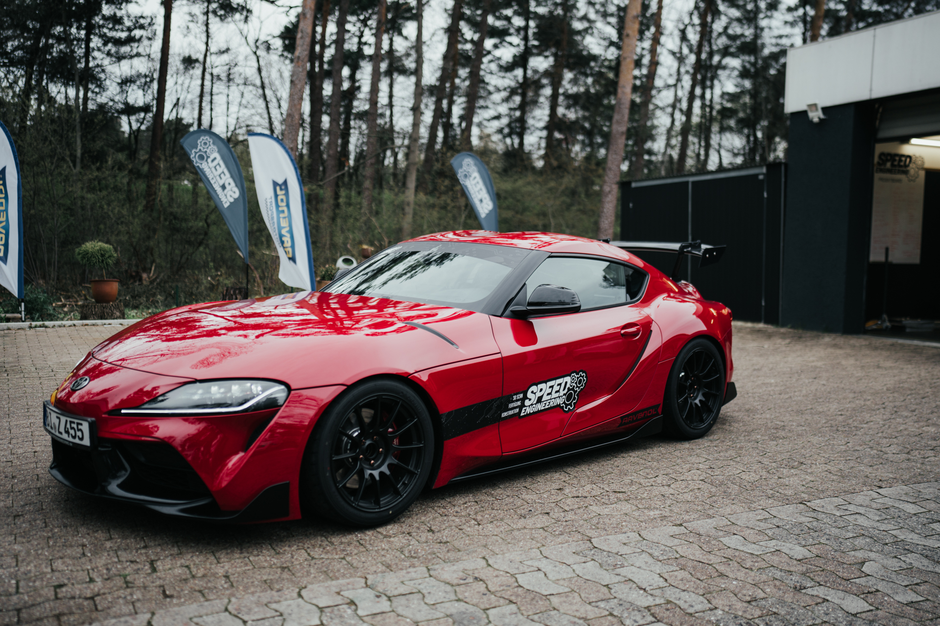 Swan Neck Wing Heckflügel passend für Toyota Supra MK5 A90 mit Teilegutachten