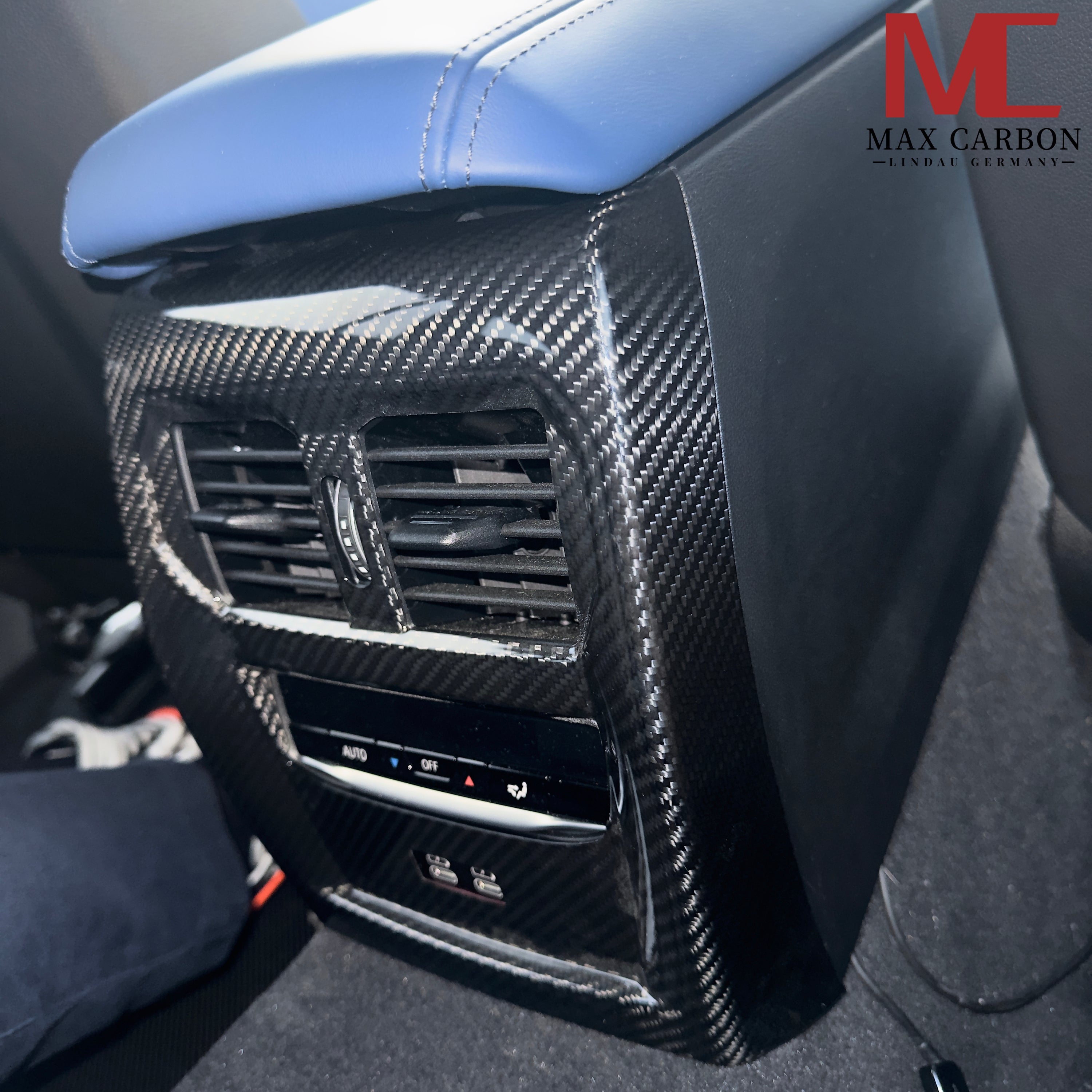 Dry Carbon Mittelkonsolen Abdeckung für BMW M3 G80 G81 / M4 G82 G83 / M2 G87 / 2er G42 / 3er G20 G21 / 4er G22 G23 G26