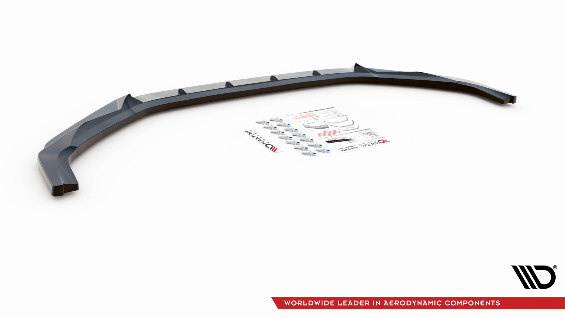 Front Ansatz V.2 für Hyundai I20 N Mk3 schwarz Hochglanz