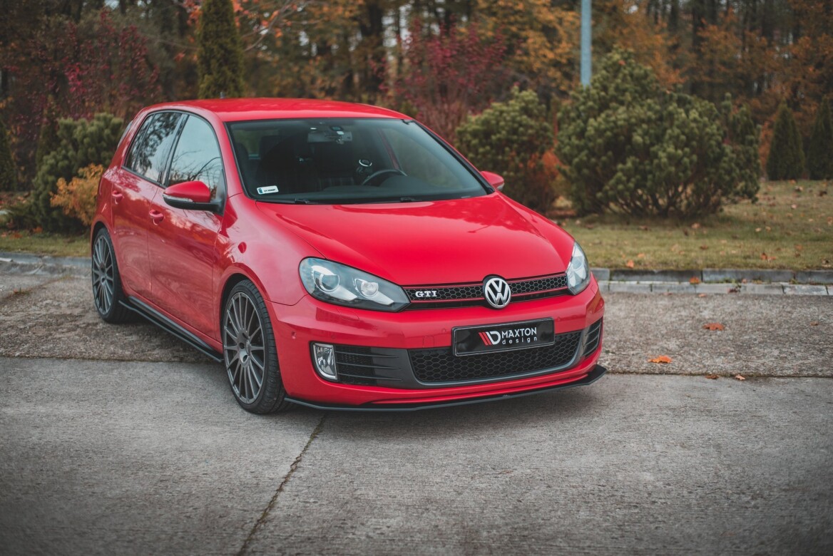 Street Pro Cup Spoilerlippe Front Ansatz V.3 für VW Golf 6 GTI Mk6