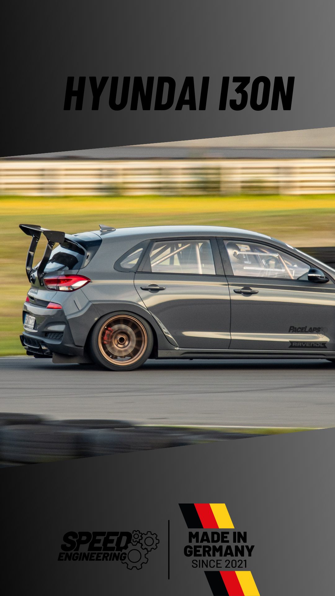 SPEED Diffusor passend für Hyundai I30n mit Teilegutachten