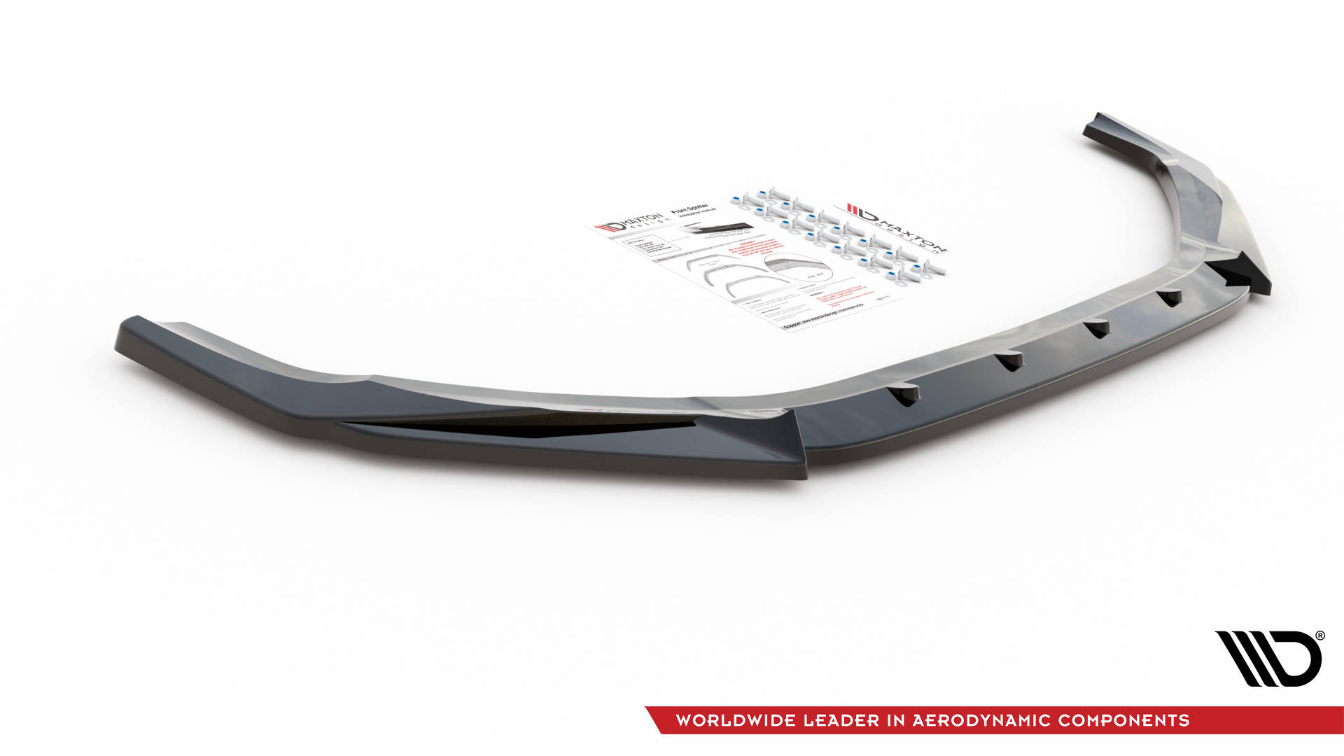 Front Ansatz V.2 für Hyundai I20 N Mk3 schwarz Hochglanz