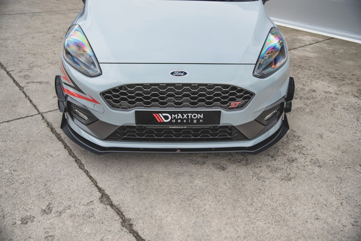 Street Pro Front Stoßstangen Flaps für Ford Fiesta Mk8 ST / ST-Line