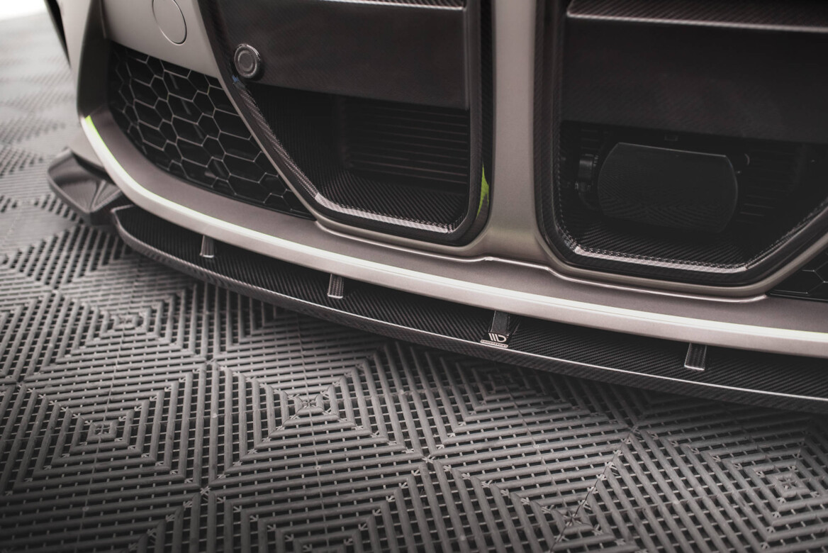 Carbon Fiber Cup Spoilerlippe Front Ansatz V.1 für BMW M4 G82 / M3 G80