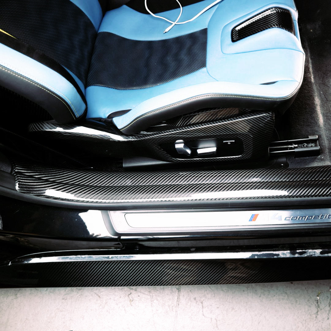 DRY CARBON Tür Blenden Türverkleidung für BMW M4 G82 G83 4er G22 G23
