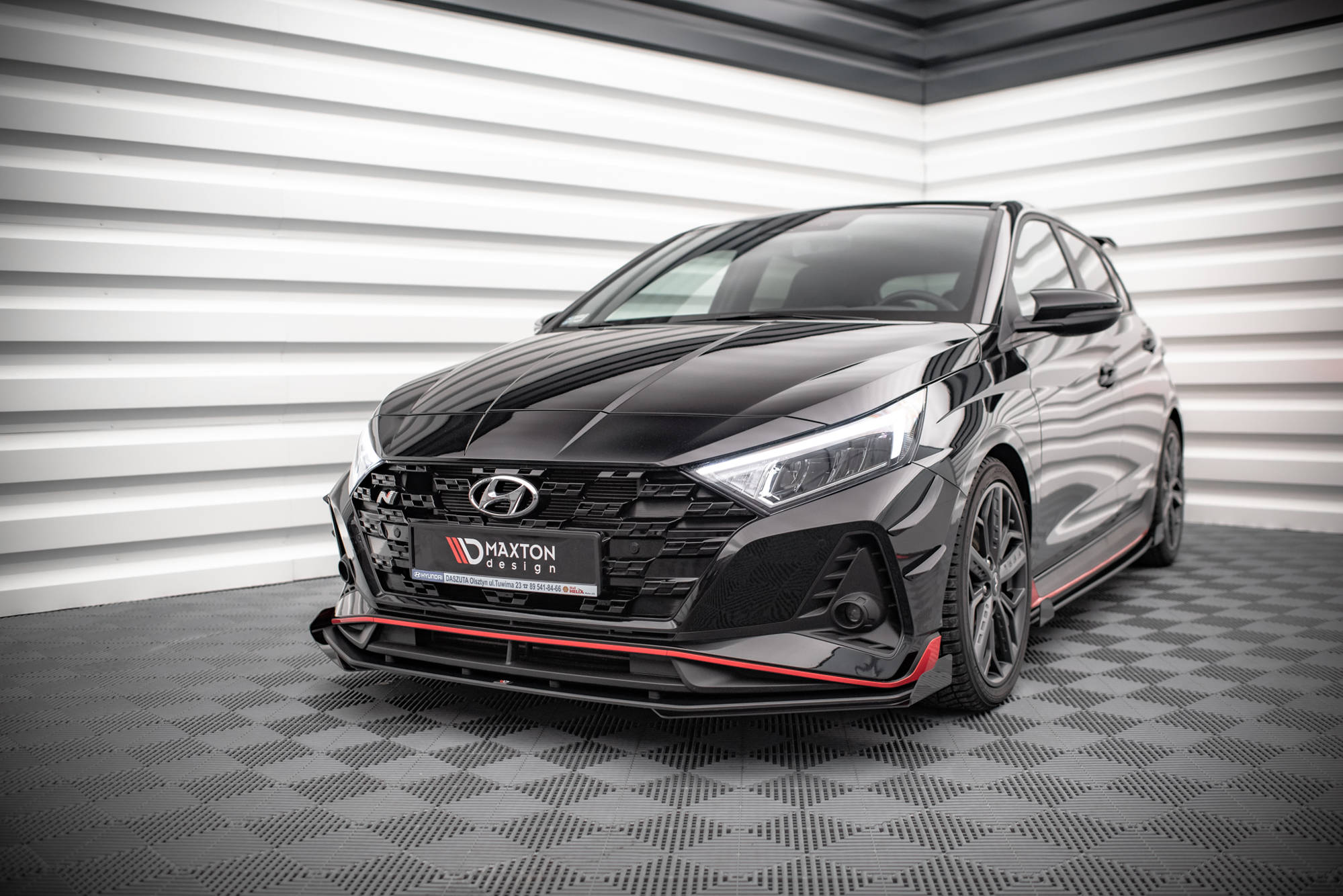 Street Pro Front Ansatz für für Hyundai I20 N Mk3