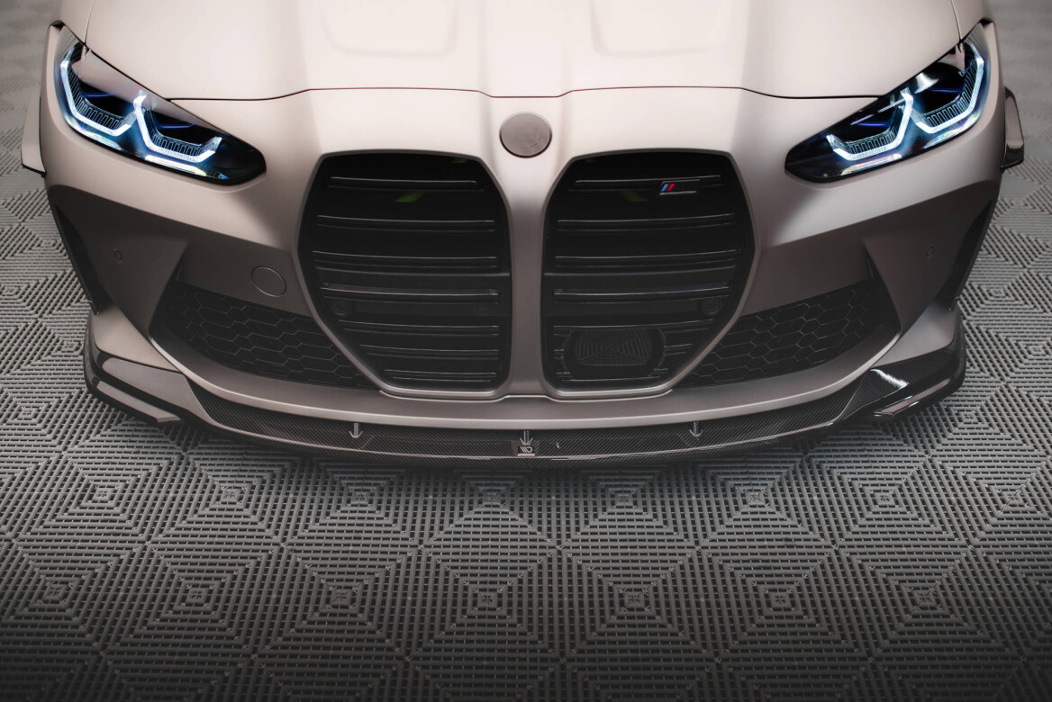 Carbon Fiber Cup Spoilerlippe Front Ansatz V.2 für BMW M4 G82 / M3 G80