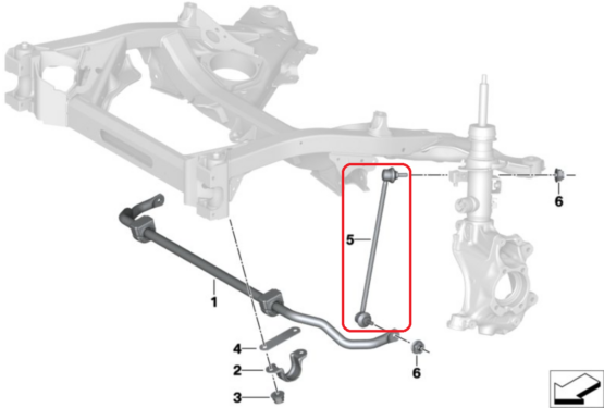 Verkline Front Sway Bar End Links