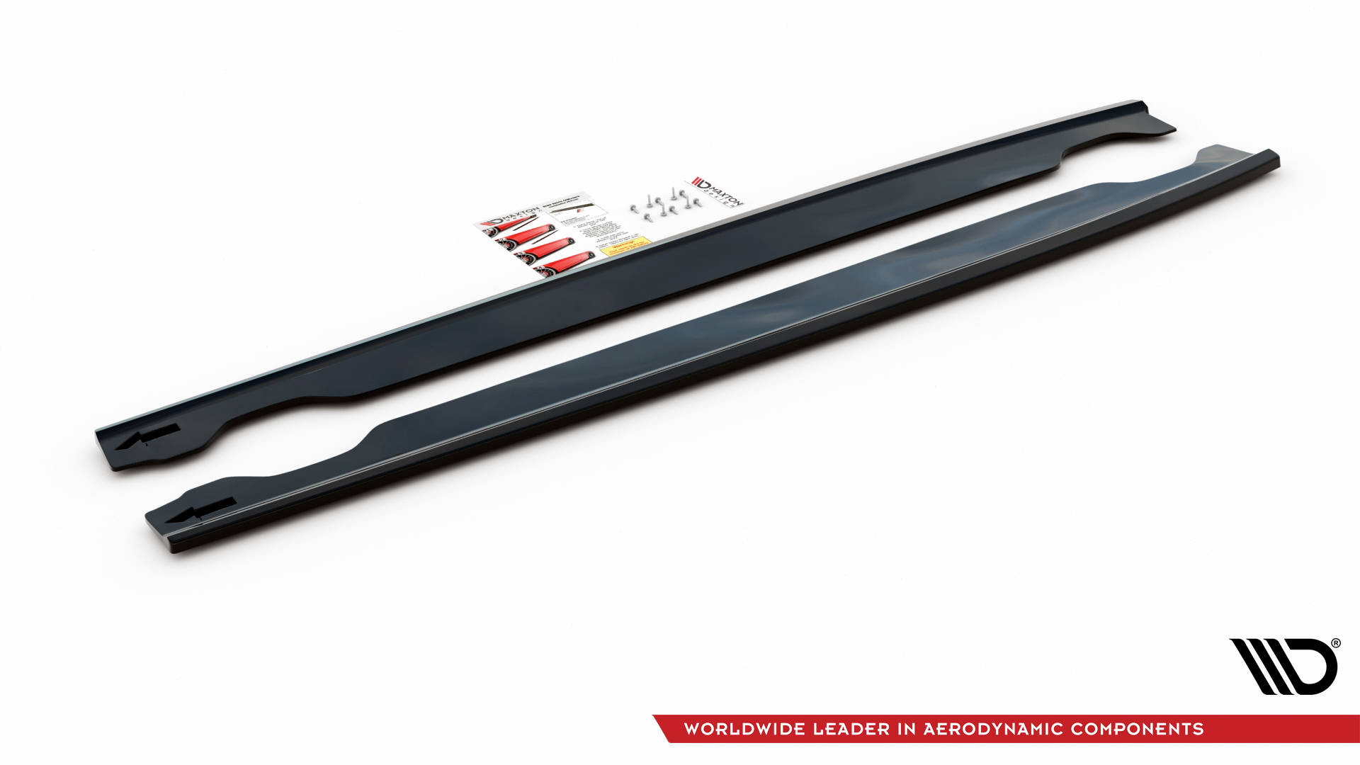 Seitenschweller Ansatz für Hyundai I20 N Mk3 schwarz Hochglanz