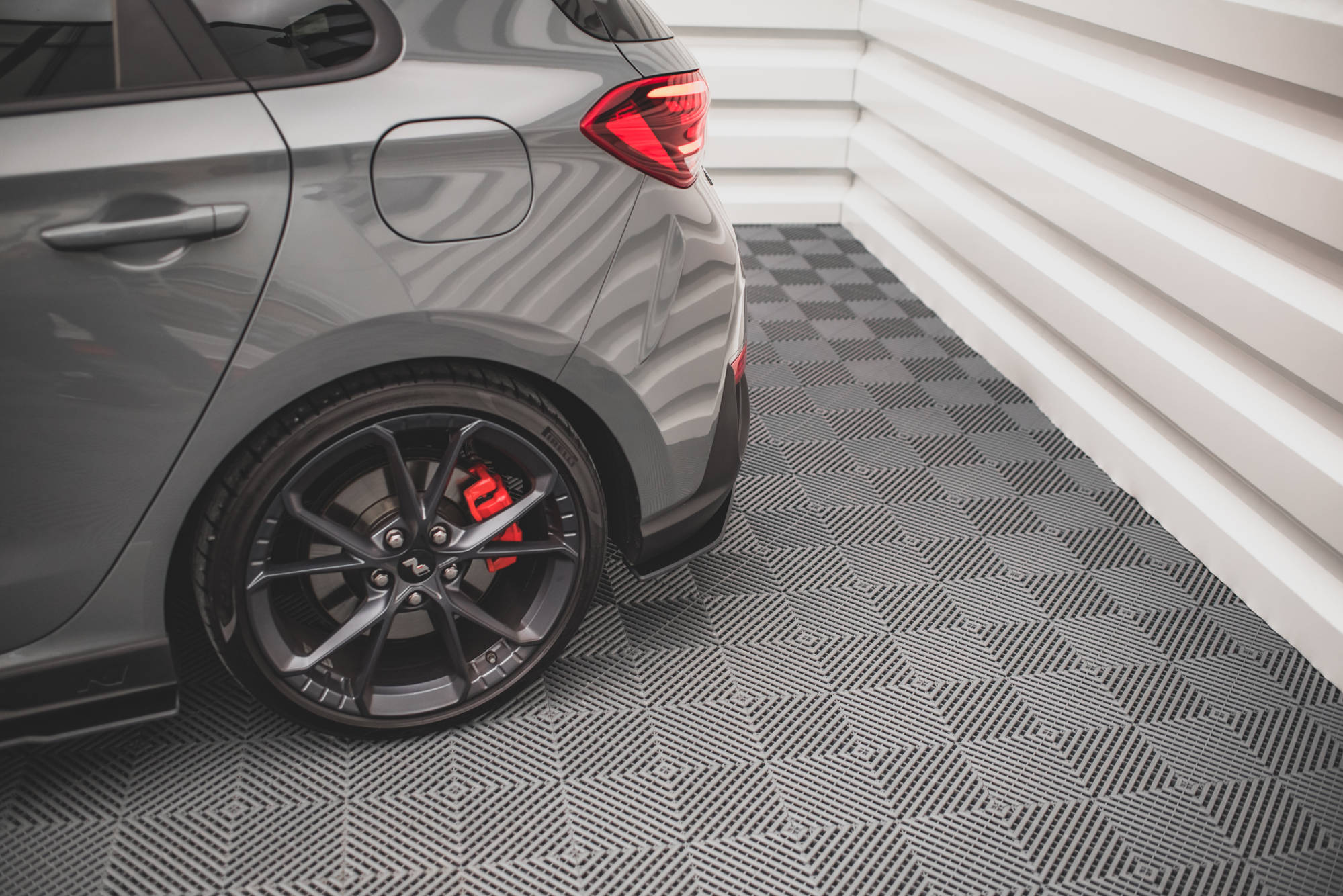 Street Pro Heck Ansatz Flaps Diffusor für Hyundai I30 N Hatchback Mk3 Facelift