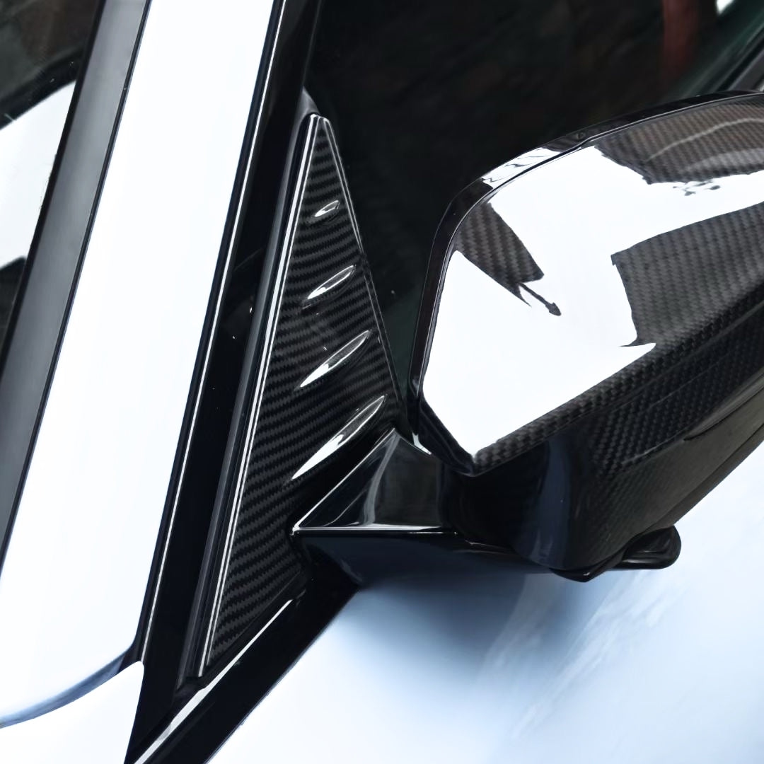 Dry Carbon Fensterdiffusor Ecke mit AERO Funktion für BMW M2 G87 inkl. LCI