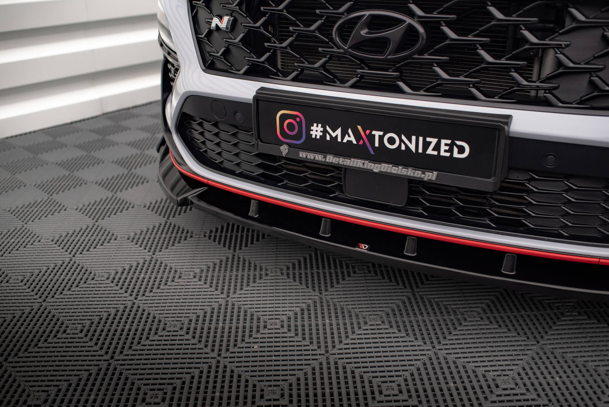 Front Ansatz V.2 +Flaps für Hyundai Kona N Mk1