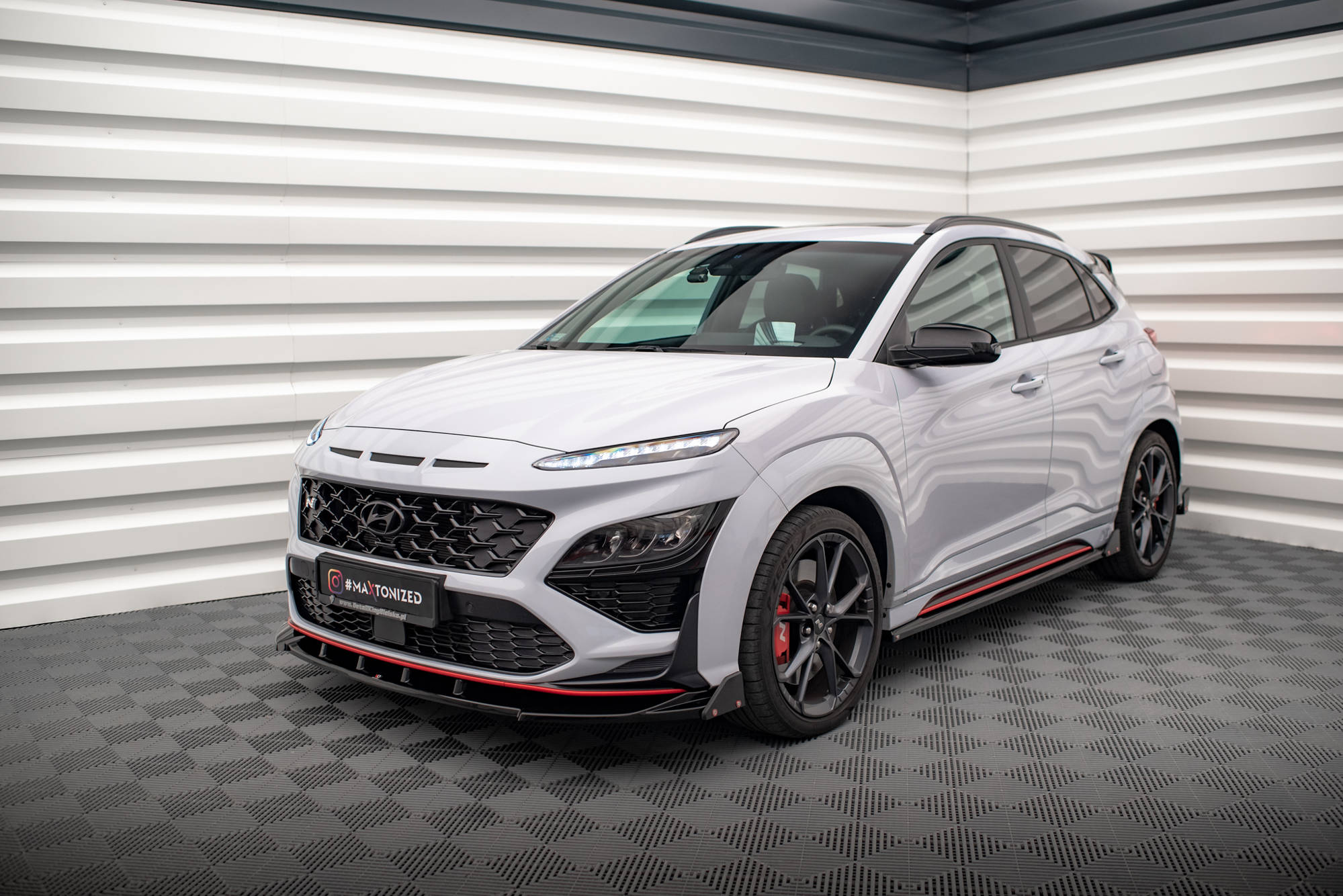 Front Ansatz V.2 +Flaps für Hyundai Kona N Mk1