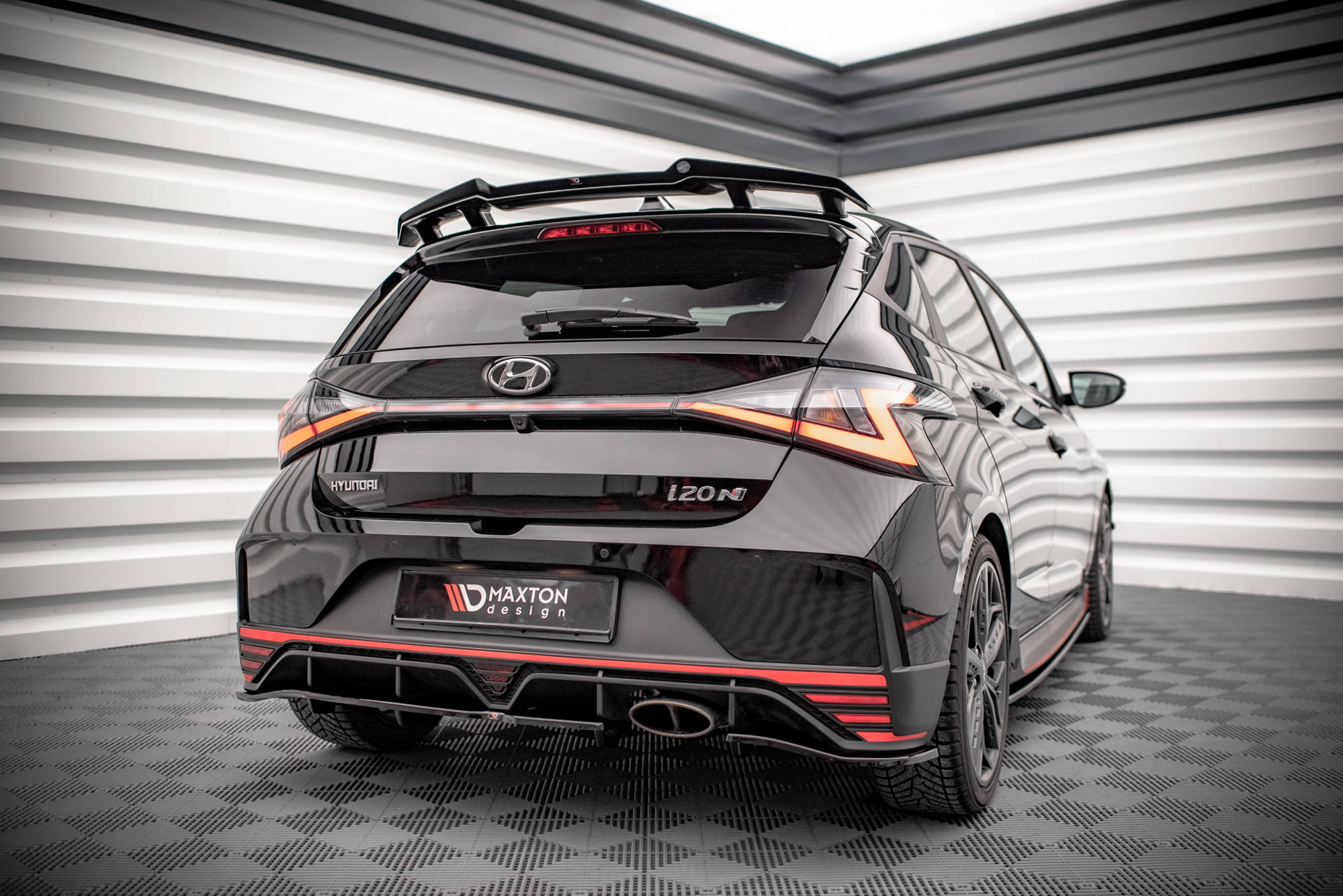 Spoiler CAP für Hyundai I20 N Mk3 Carbon Look