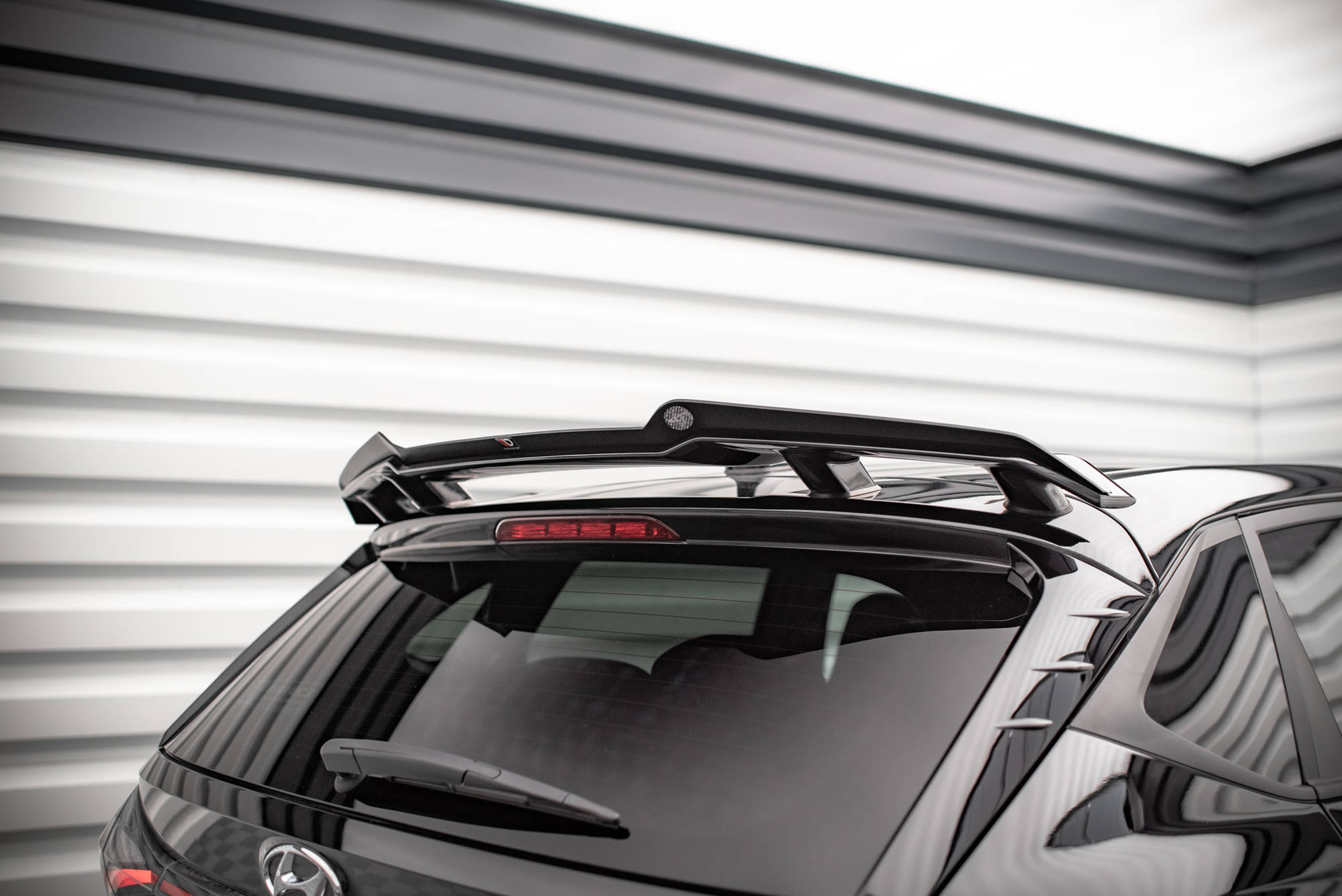 Spoiler CAP für Hyundai I20 N Mk3 Carbon Look