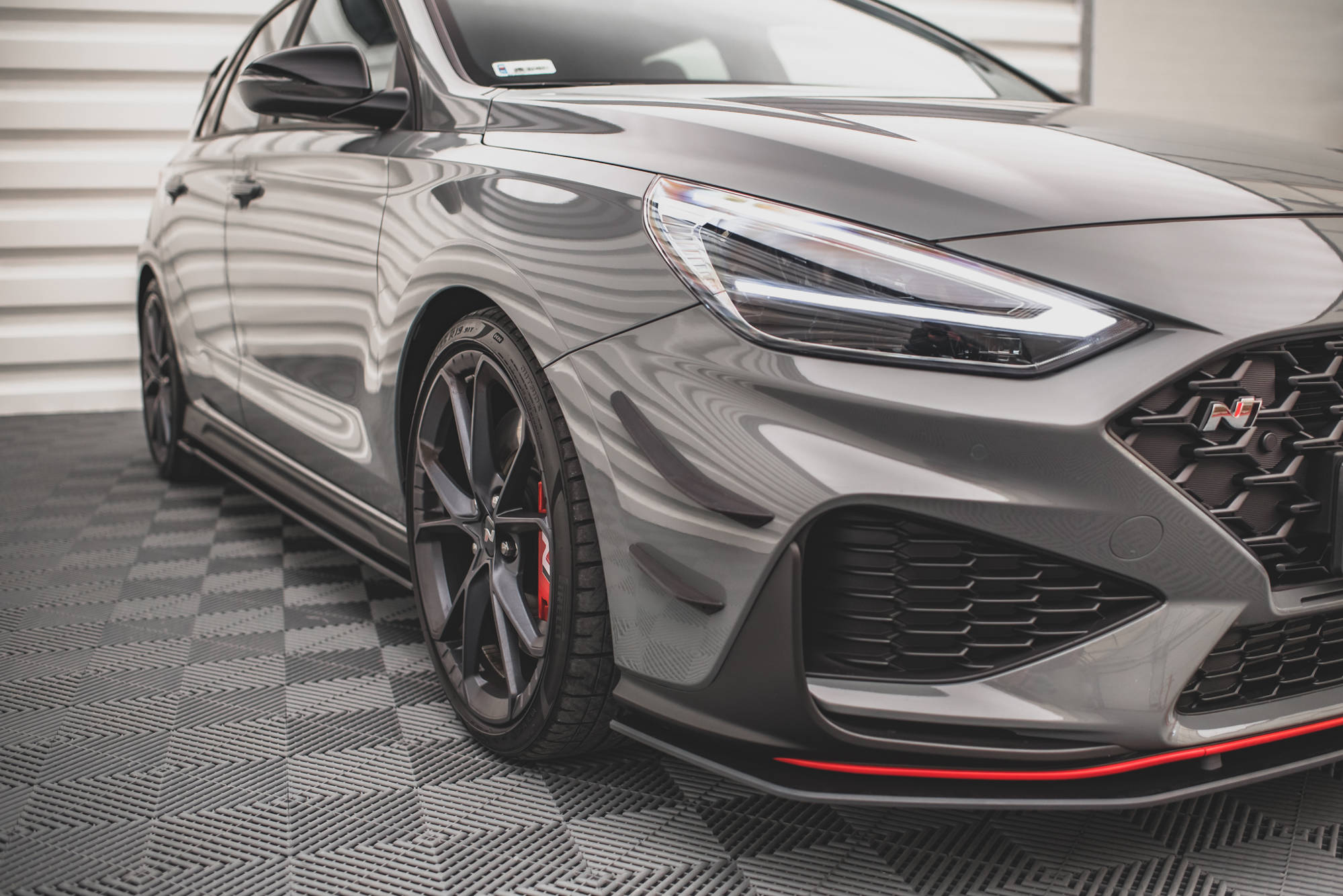 Stoßstangenflügel vorne (Canards) Hyundai I30 N Hatchback/Fastback Mk3 Facelift