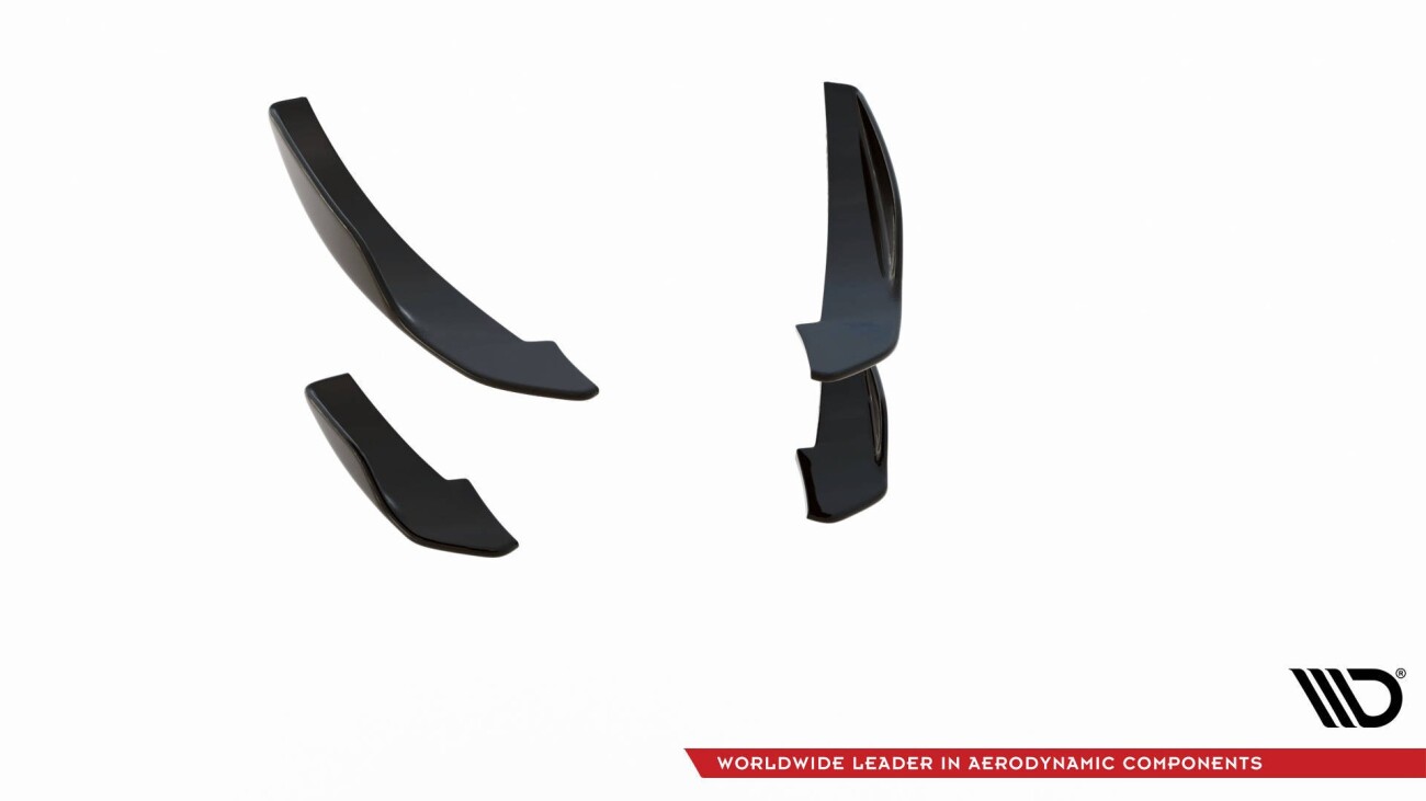 Stoßstangen Flaps Wings vorne Canards V.2 für Ford Fiesta Mk8 ST / ST-Line
