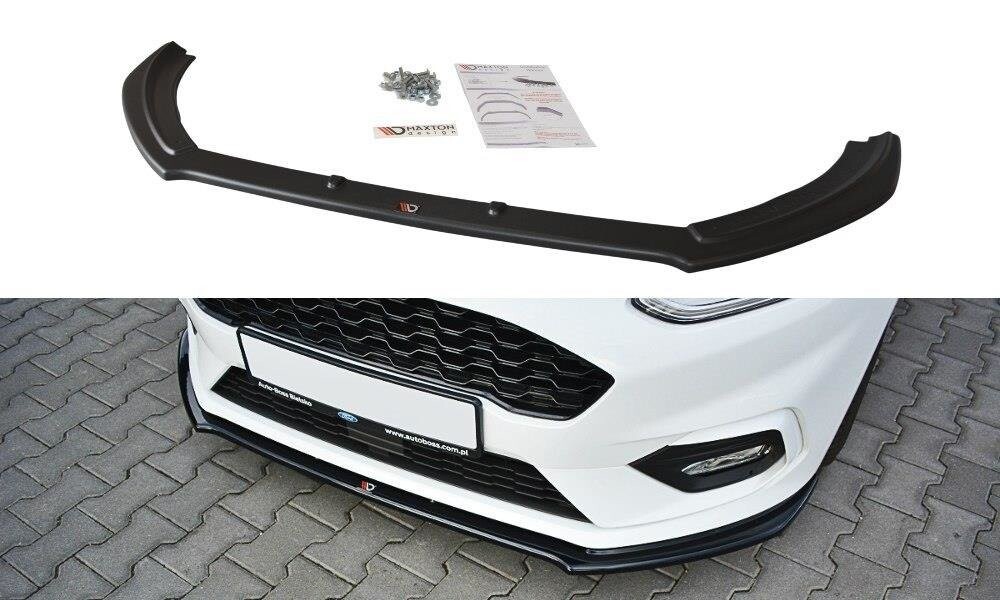 Cup Spoilerlippe Front Ansatz V.2 für Ford Fiesta Mk8 ST / ST-Line schwarz Hochglanz