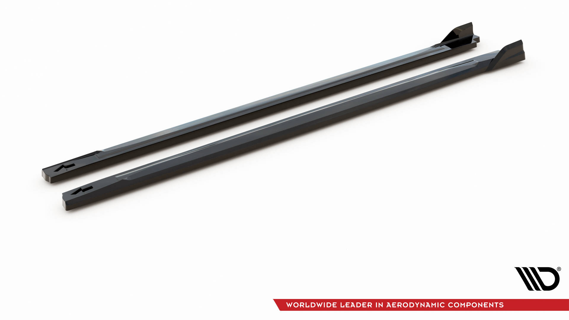 Seitenschweller Ansatz Cup Leisten V.2 für Hyundai Kona N Mk1 schwarz Hochglanz