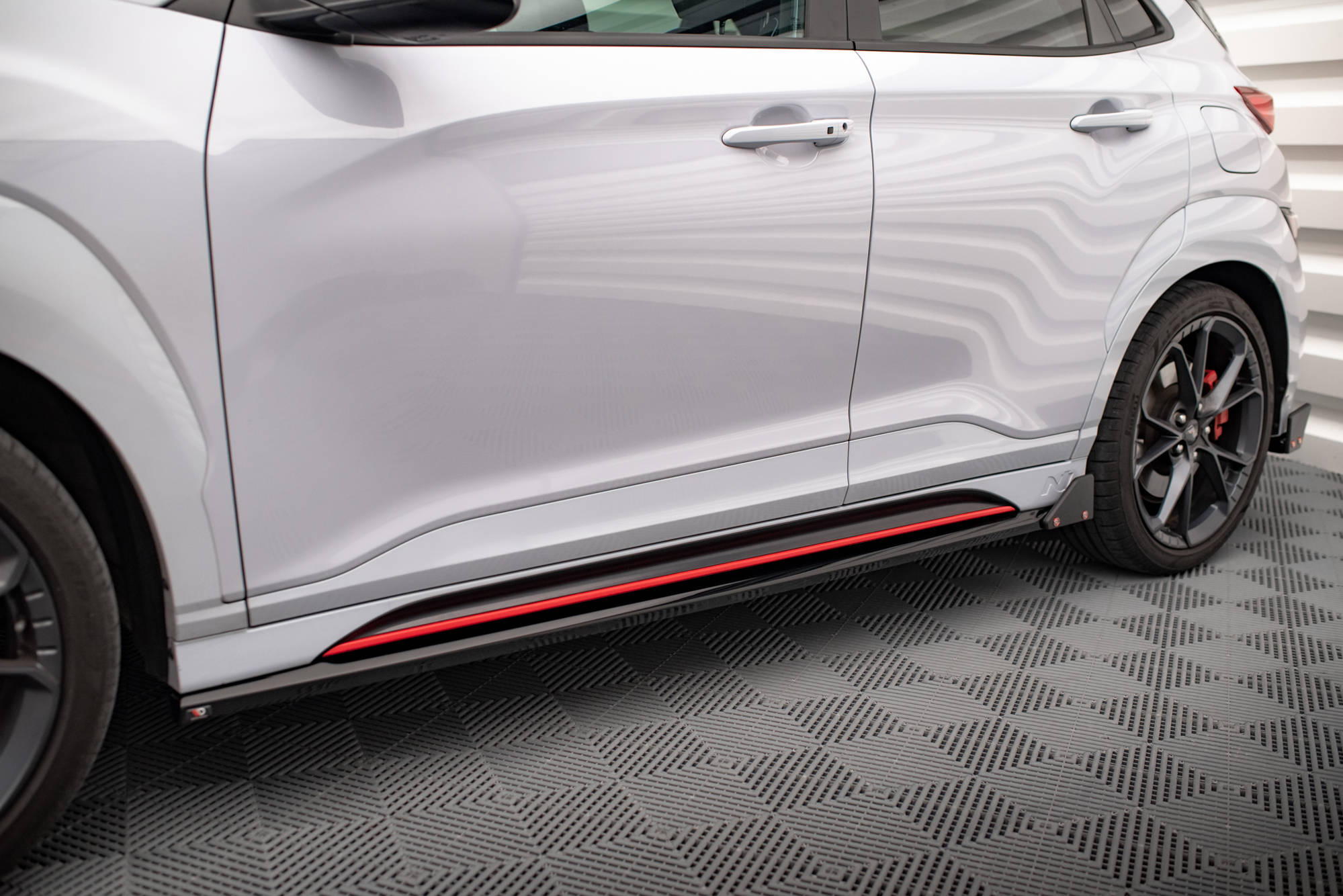 Seitenschweller Ansatz für V.1 für + Flaps Hyundai Kona N Mk1
