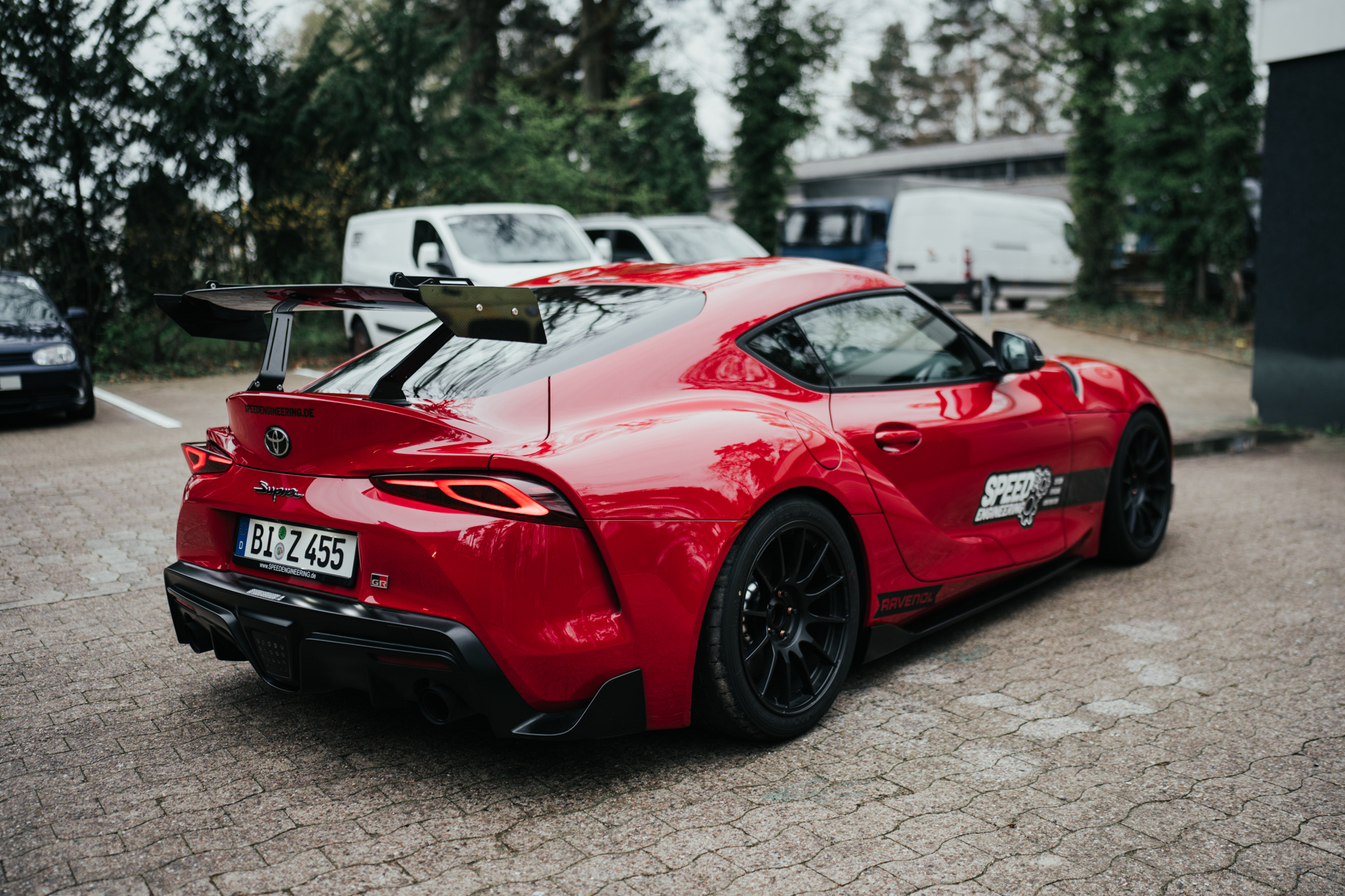 Swan Neck Wing Heckflügel passend für Toyota Supra MK5 A90 mit Teilegutachten