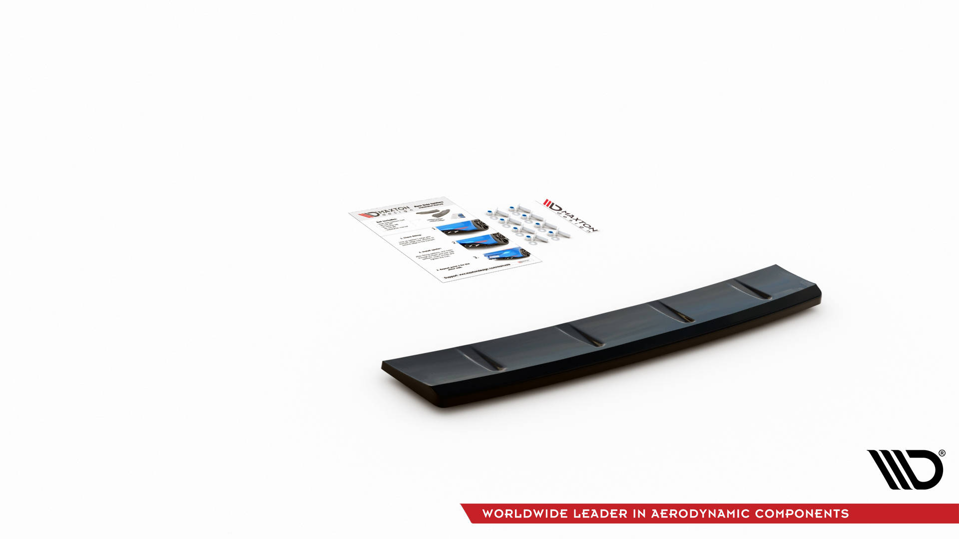 Hinten Splitter Hyundai I30 N Hatchback Mk3 Facelift schwarz Hochglanz