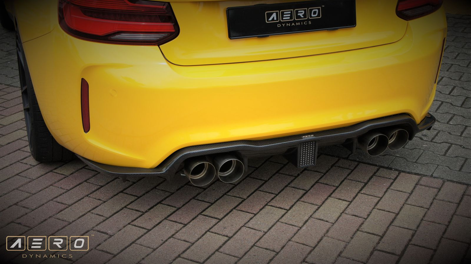 AERO Diffusor LED Carbon für BMW M2 / M2C / M2CS F87
