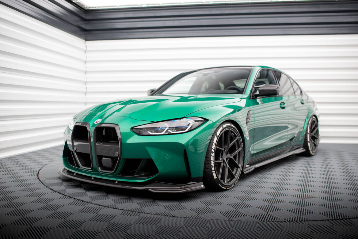 Carbon Bodykit Set Frotnspoiler Seitenschweller Heckansatz für BMW M3 G80 Limousine