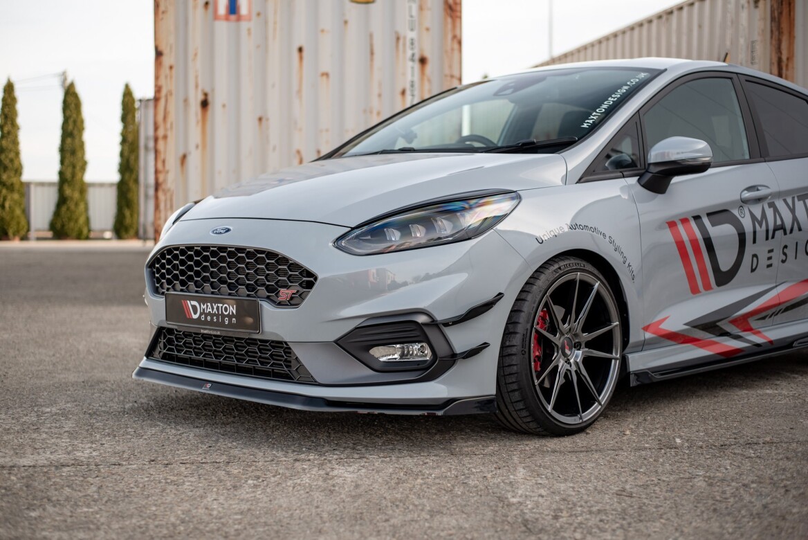 Stoßstangen Flaps Wings vorne Canards V.2 für Ford Fiesta Mk8 ST / ST-Line