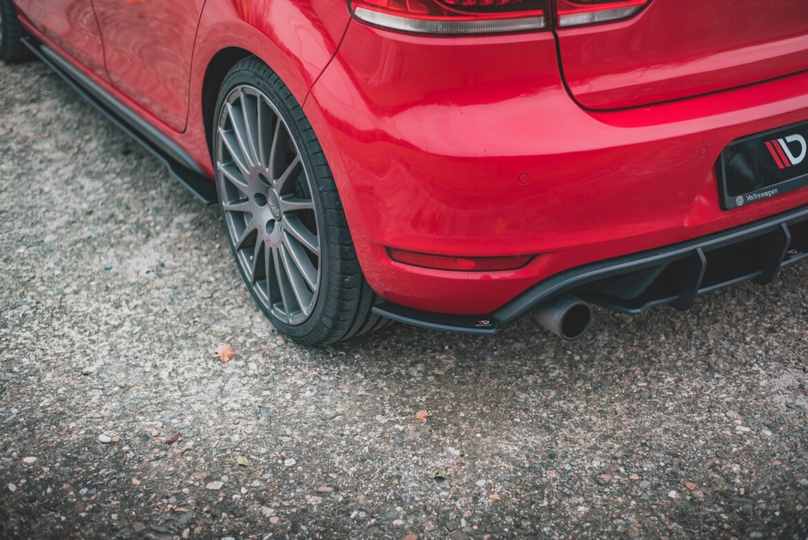 Street Pro Heck Ansatz Flaps Diffusor für VW Golf 6 GTI Mk6