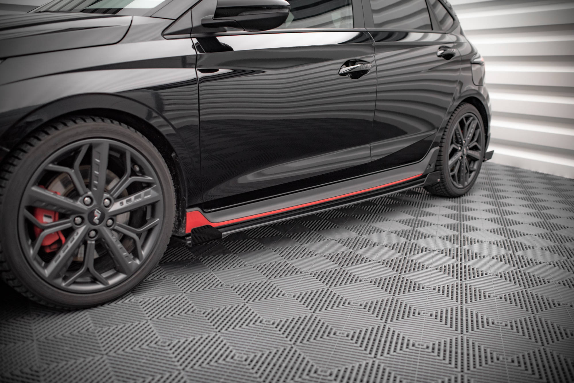 Street Pro Seitenschweller Ansatz für + Flaps Hyundai I20 N Mk3