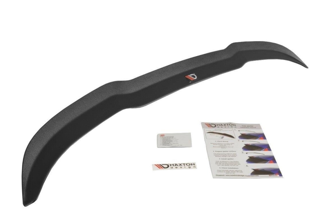 Heck Spoiler Aufsatz Abrisskante V.1 für Ford Fiesta Mk8 ST / ST-Line schwarz Hochglanz