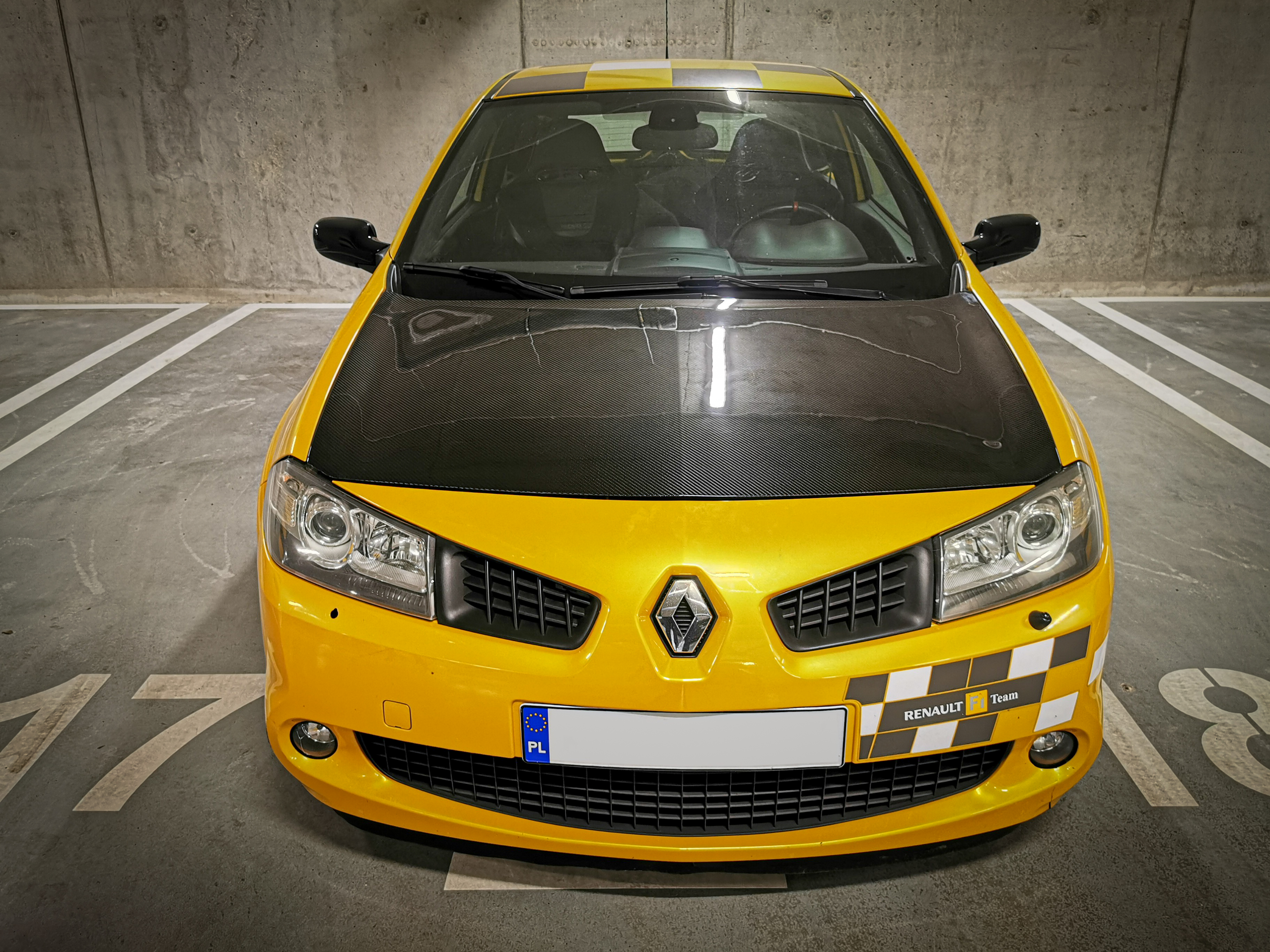 Renault Megane 2RS Voll Carbon Motorhaube