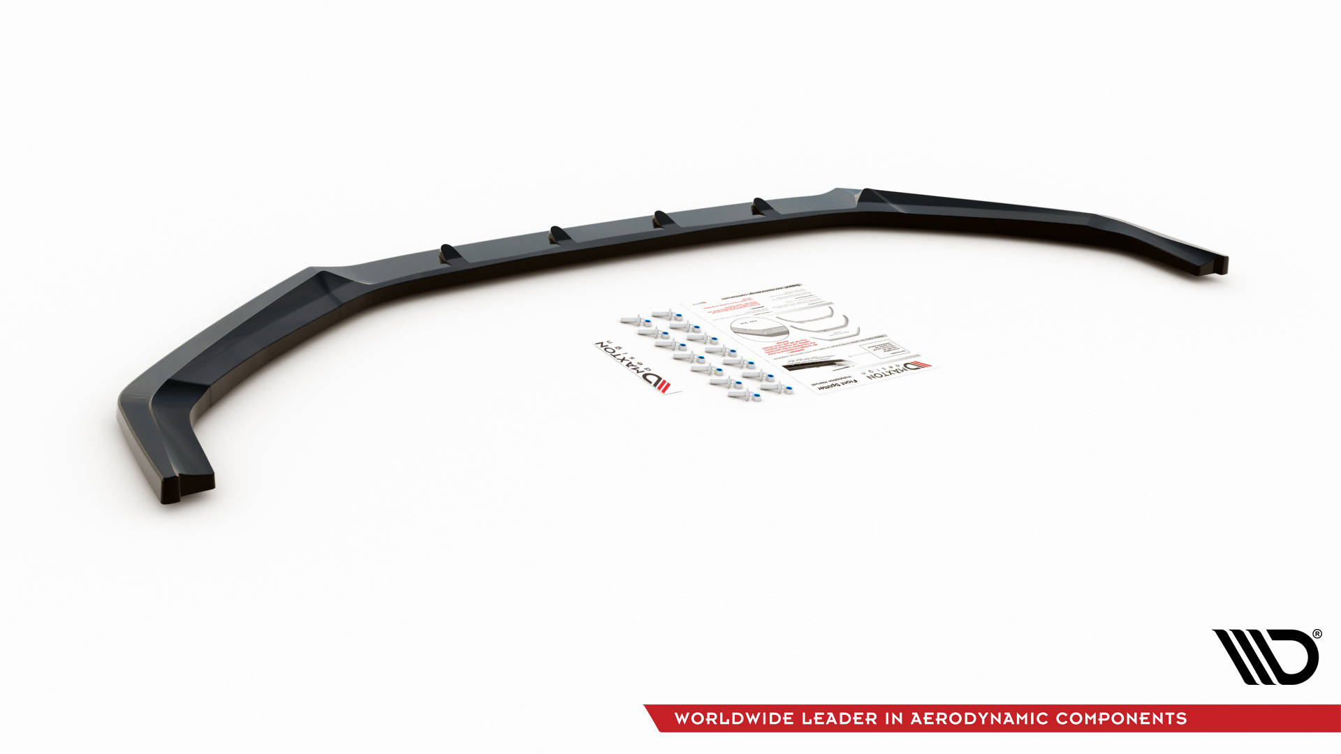 Front Ansatz V.1 für Hyundai I20 N Mk3 schwarz Hochglanz