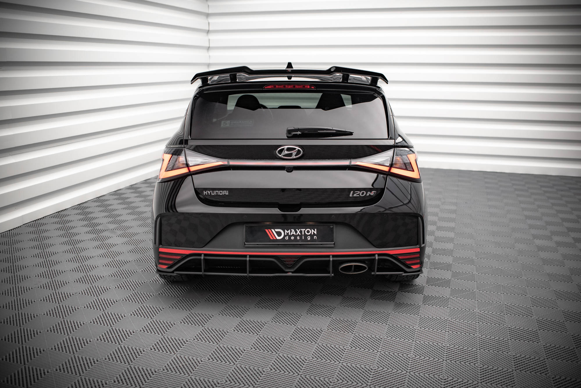 Street Pro Heck Ansatz Flaps Diffusor für Hyundai I20 N Mk3