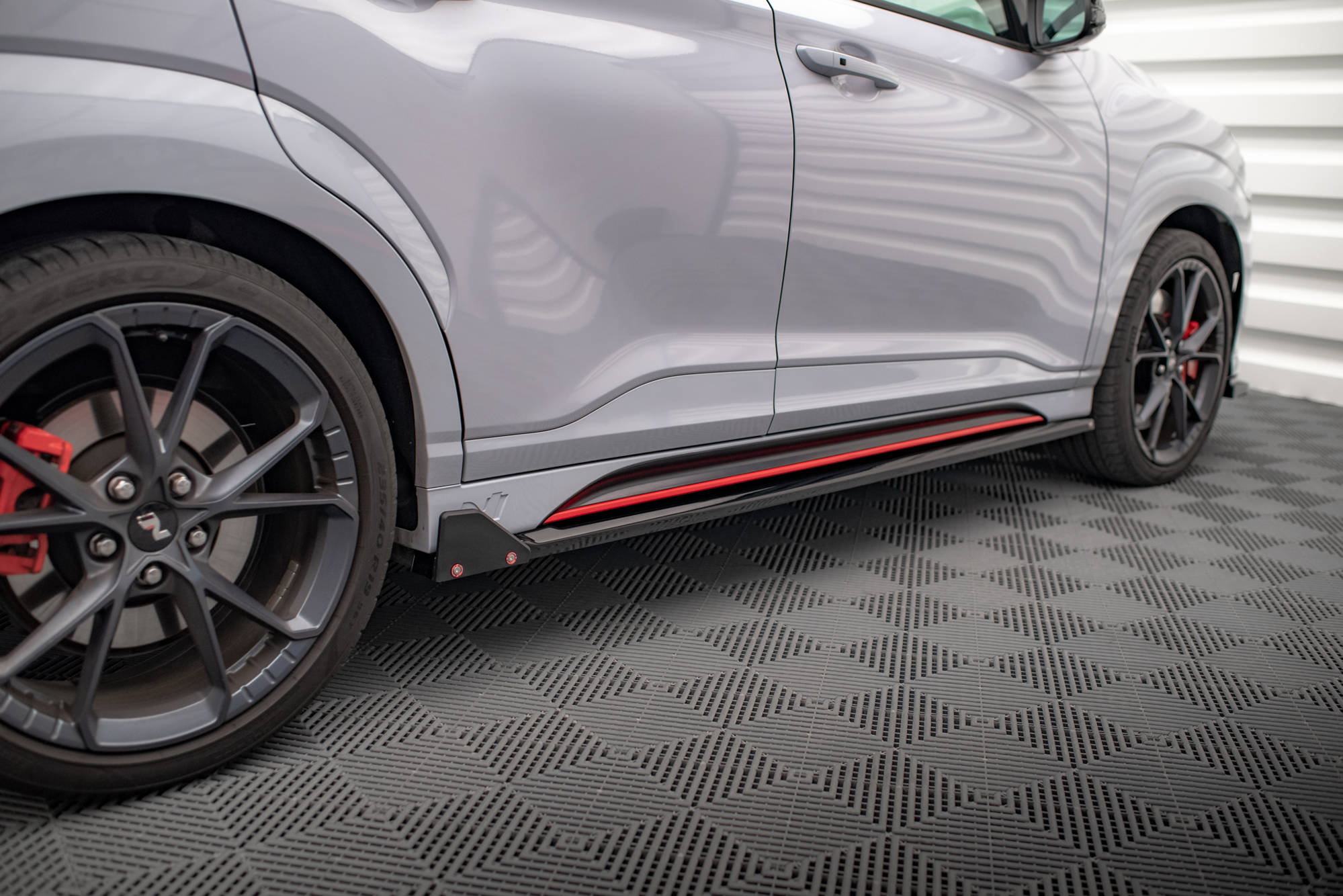 Seitenschweller Ansatz für V.1 für + Flaps Hyundai Kona N Mk1