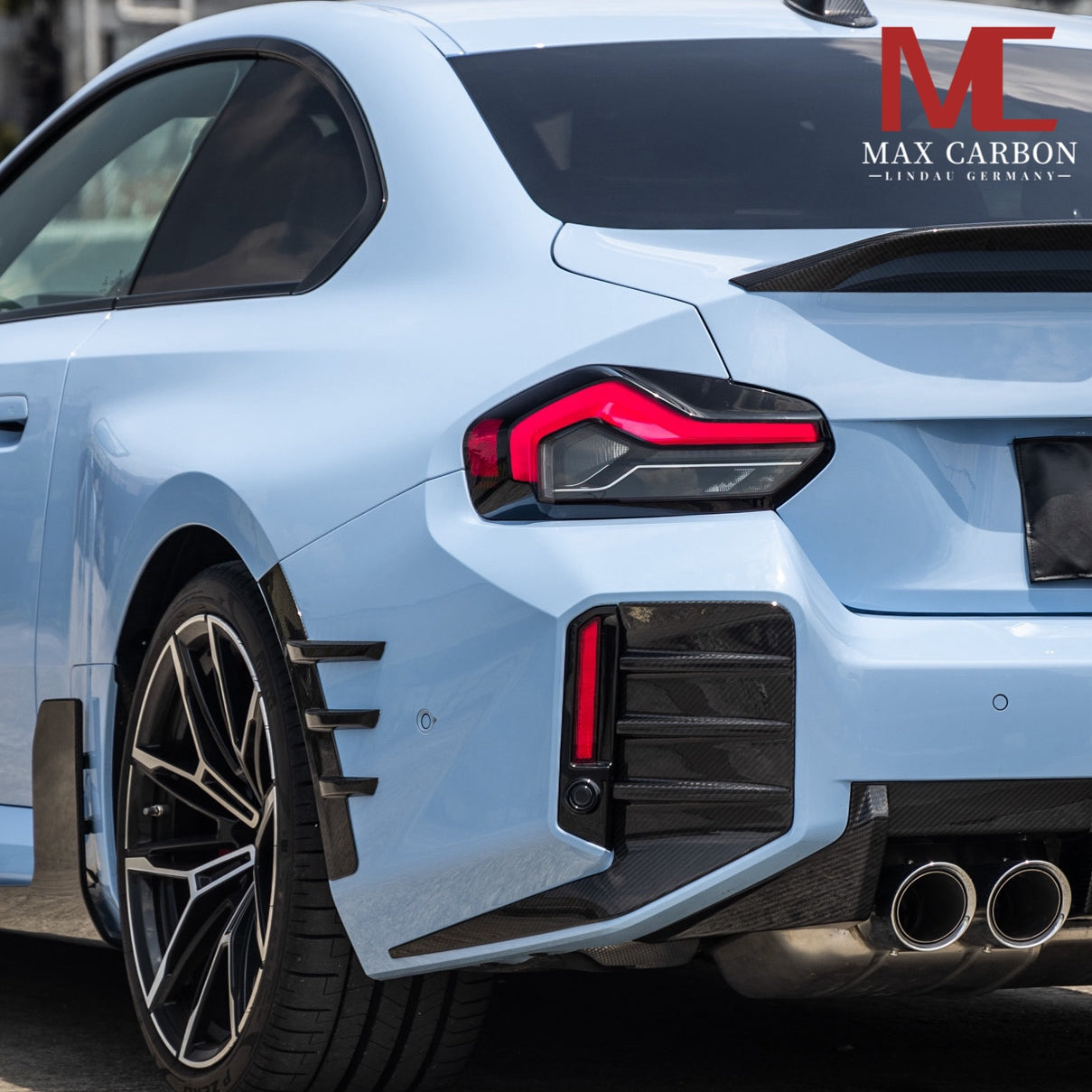 Dry Carbon Kotflügel Verbreiterung V1 Hinten für BMW M2 G87 inkl. LCI