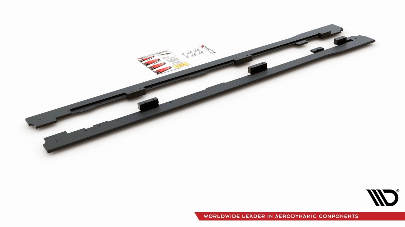 Street Pro Seitenschweller Ansatz Cup Leisten für VW Golf 6 GTI Mk6